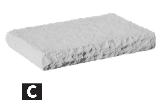 Nicolock Dimensional Coping Size B 3-Piece Corner